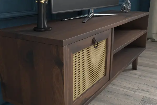 Cassa Masif Ahşap Tv Sehpası 