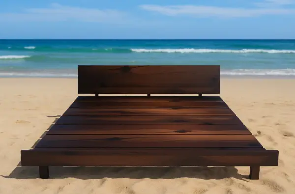 Massive Doğal Ahşap Karyola